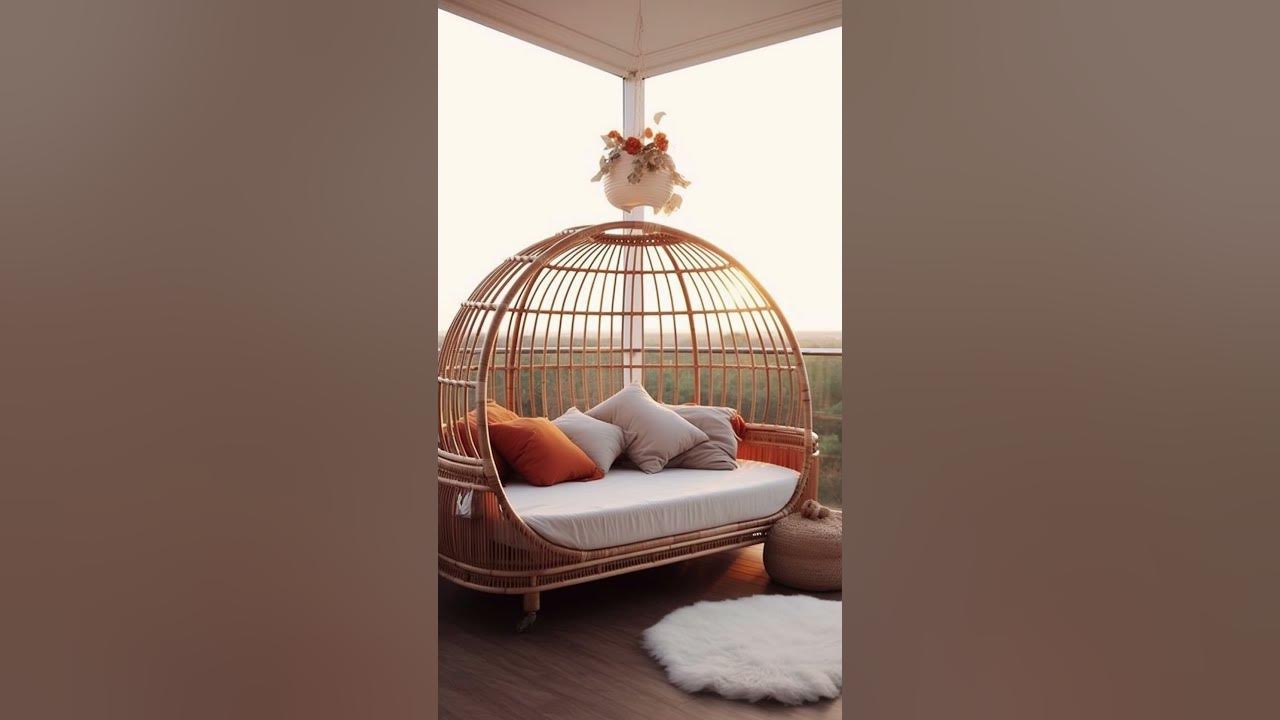 ☘️Rattan Daybed wtih Custom Cushions! Calling For Warm Sunny Day