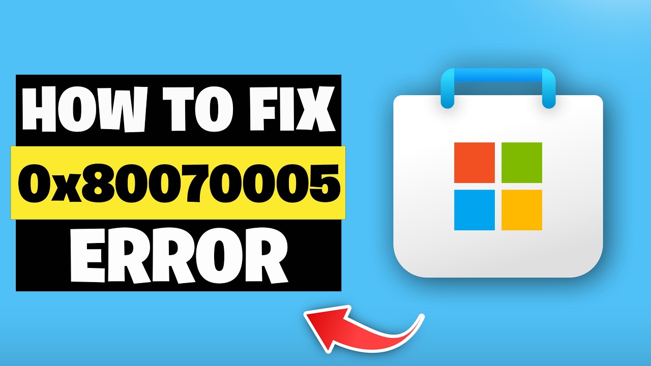 Microsoft Store Error Code 0x80070005 We Can't Seem To Start Microsoft Store Update On PC FIX