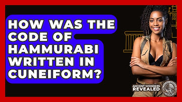 How Was The Code Of Hammurabi Written In Cuneiform? - Ancient Wonders Revealed