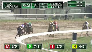 RACE 5 PROGRAM 5-3-2022