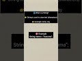 strings...? #trending #shorts #java #strings