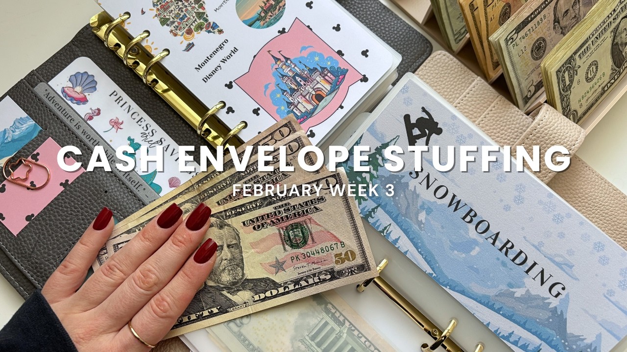 Наполнение наличными + ОБНОВЛЕНИЕ НОВОГО АЛЬБОМА ✨ | 500 долларов | февраль № 3 ♡