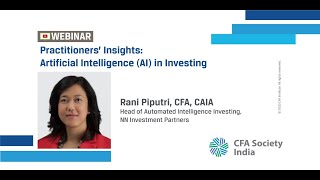 Practitioners Insights Artificial Intelligence AI in Investing  Rani Piputri