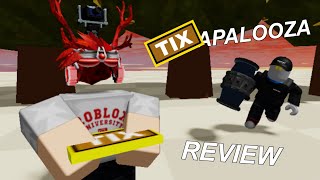 Reviewing Roblox's LAST Tix Items Ever (Tixapalooza)