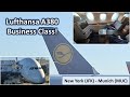 Flying on a Lufthansa Airbus A380 fresh out of storage! | New York (JFK) - Munich (MUC)