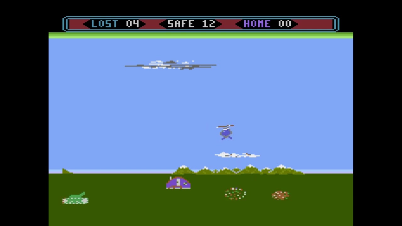 game_on_Choplifter! - Atari 8-bit - Dan Gorlin - 1982