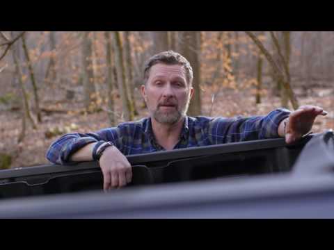 The fun, lifestyle-heavy campaign rides on the storyline from a video spot in which two pickup trucks go head-to-head in a tug-of-war battle over a treacherous pit in the Tennessee countryside. The LINE-X truck – armored on its exterior with the brand’s top-shelf ULTRA coating and a highly customized pattern/color design, as well as a LINE-X PREMIUM bedliner – takes on a rival truck with a cheap, drop-in bedliner. A chain is attached to both.  “Let’s see which one comes out ahead,” says Morgan.