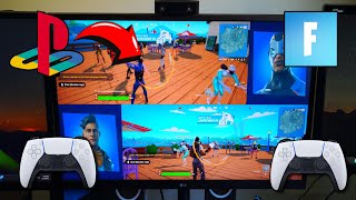 How To Play Fortnite Split Screen On PS5 (Best Method)
