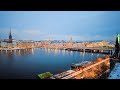 Heights of Södermalm, Stockholm - Winter Walk (4K)