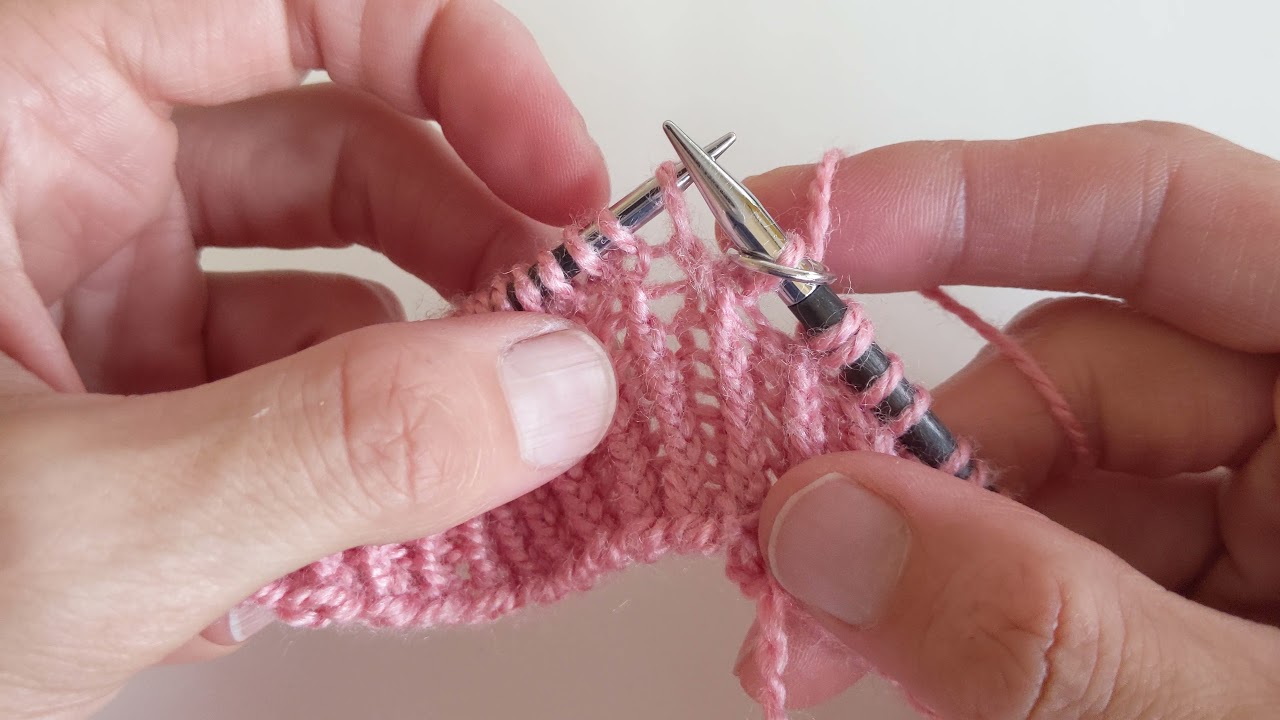 Yarn Tasting Twist cowl - moving the stitch marker and starting the right twist round - Video four.