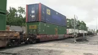 NORFOLK SOUTHERN GE AC44C6M Northbound Intermodal Container Train
