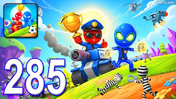 Stickman Party - Gameplay Part 285 Random Funny MiniGames 1 2 3 4 Plyer Free New Update Adventure