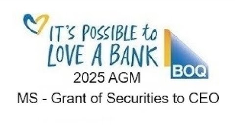 MS - Grant of Securities to CEO