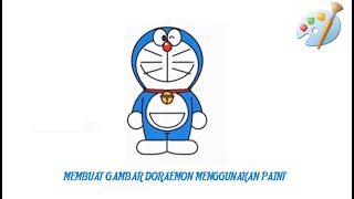 Membuat Doraemon Menggunakan Aplikasi Paint. screenshot 1