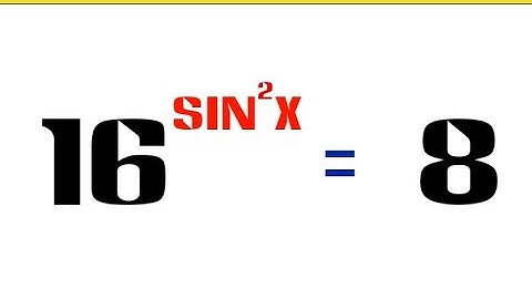 An Exponential Equation | Trigonometry Problem | Maths Olympiad Problem | Find the value of x