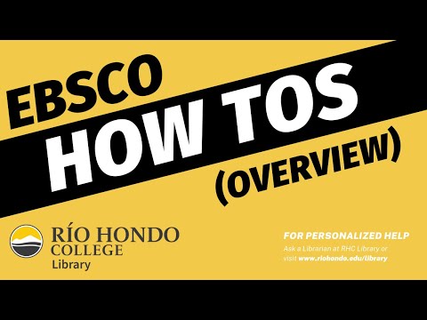 RHCL: EBSCO 1 (F25)