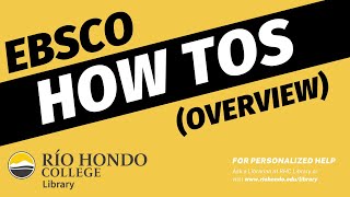 RHCL: EBSCO 1 (F25)