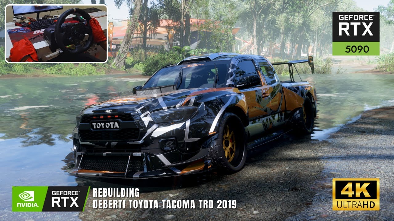 Rebuilding Deberti Toyota Tacoma TRD 2019 | Forza Horizon 5 | Logitech G923 Steering Wheel