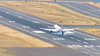 WOW HARD LANDING EUROWINGS A321N at Madeira Airport