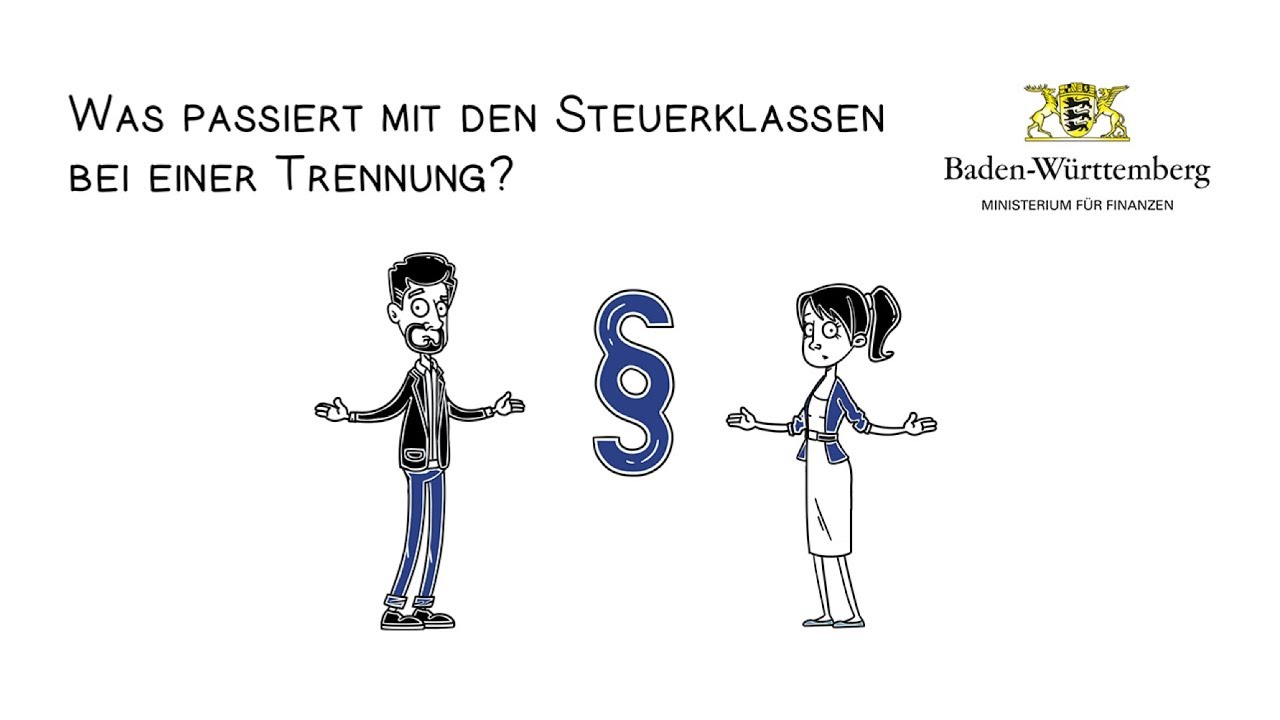 Update Steuerklassenwechsel im Trennungsfall - erklärt in 2 Minuten!