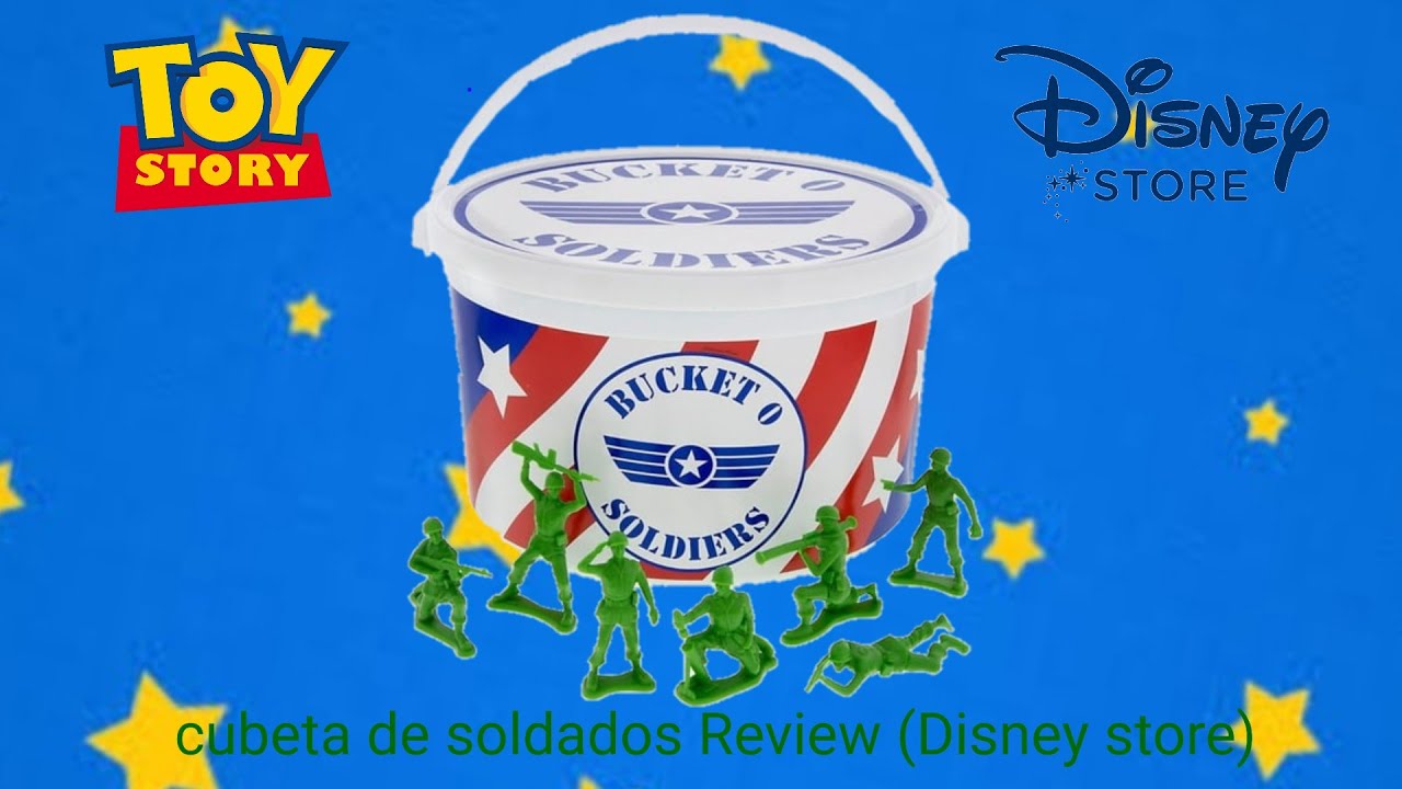 Toy story bucket o soldiers (Disney store) Review - YouTube