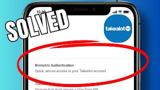 How to turn on biometric authentication on Takealot.com
