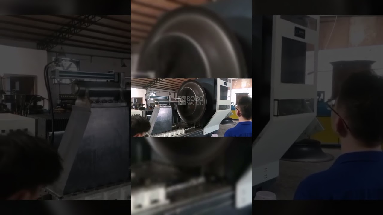 CNC fan flanging spinning machine