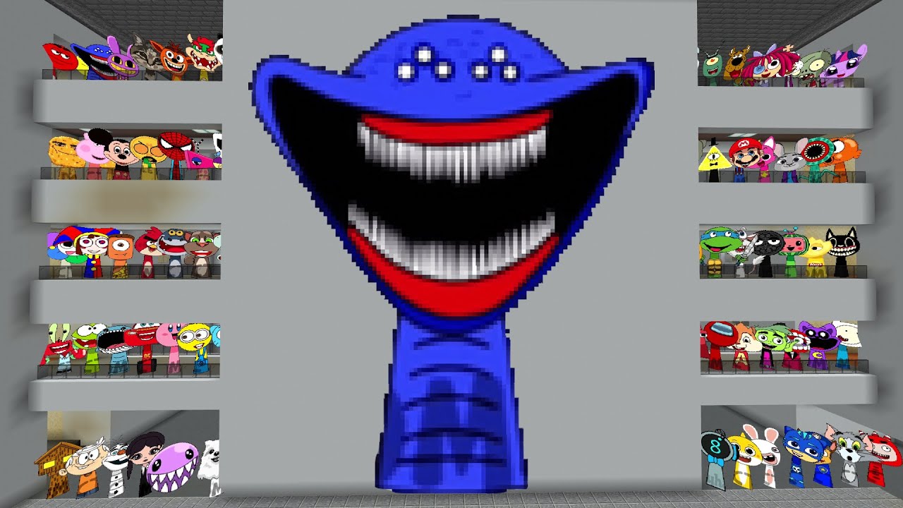 Family SPRUNKI OC Nextbots maze in Liminal Hotel Minecraft PE