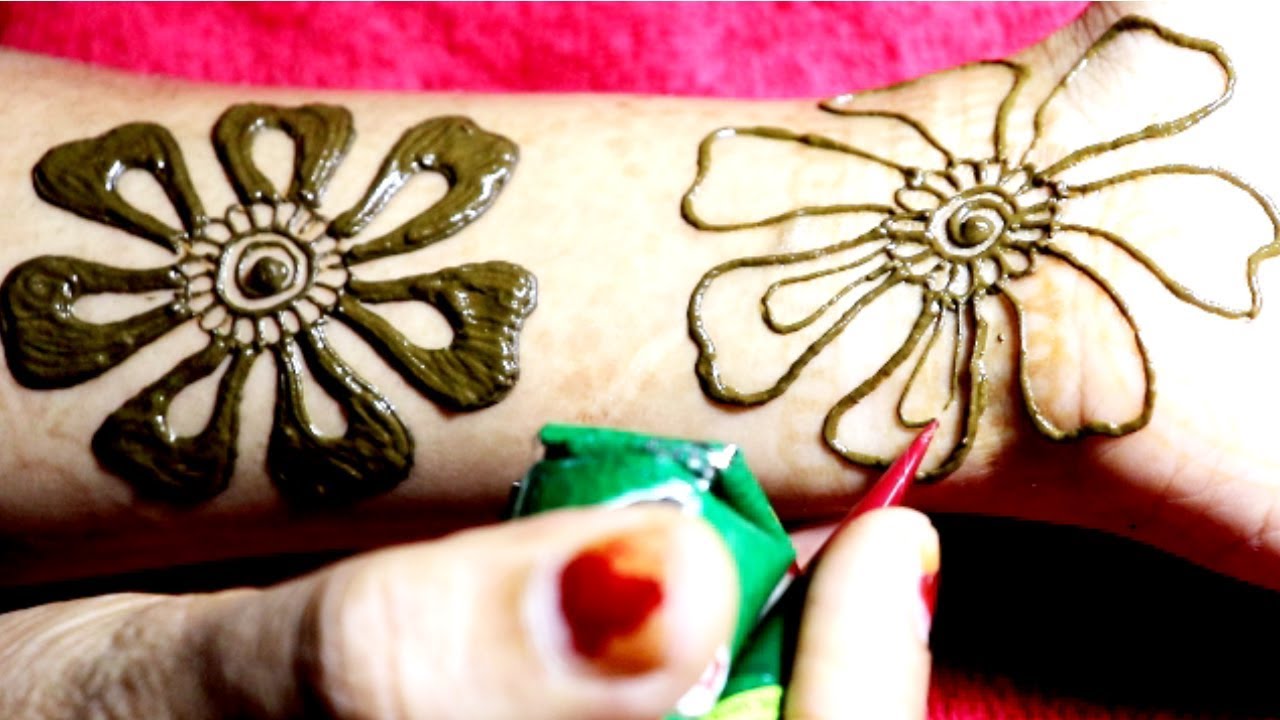 mehndi photo Latest Attractive Big Flower Mehndi Design|Big Flower easy mehndi design|Flower mehndi Design|Henna|