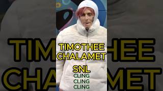 Timothee Chalamet CLING CLING CLING #timotheechalamet #snl #shorts