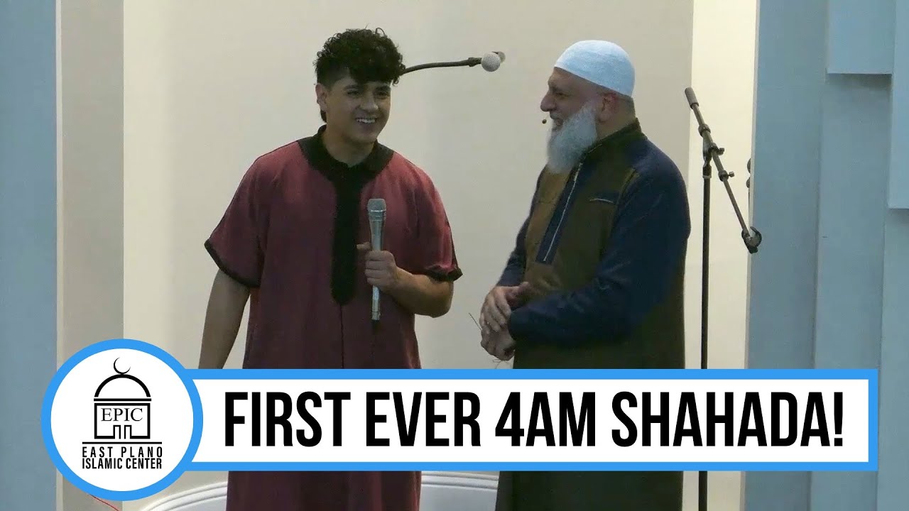 FIRST EVER 4am Shahada! (With Crazy Crowd Reaction) | EPIC Ramadan Shahada | Ustadh Mohamad Baajour