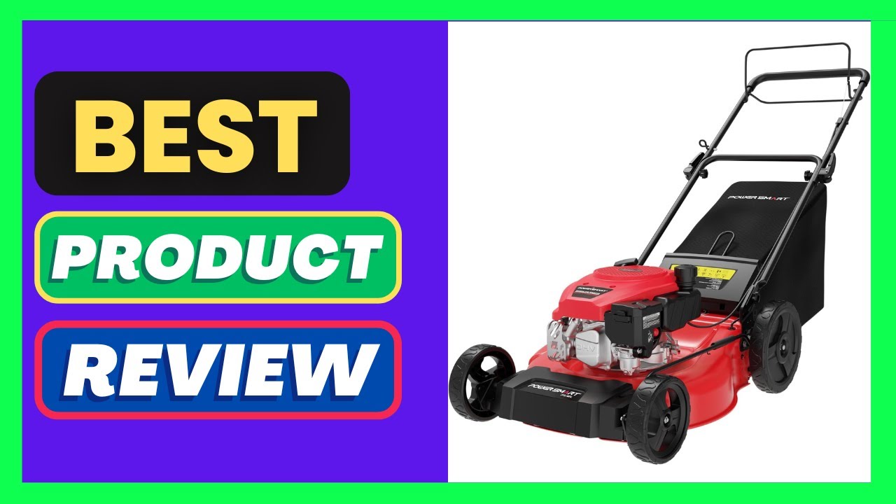 PowerSmart Self Propelled Gas Lawn Mower, 21-Inch with 170cc 4-Cycle