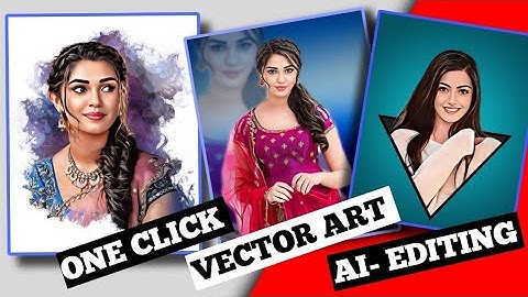 Create Vector Art Images Just One Click |Cartoon Photo Editing In Mobile | Cartoon Photo Editor App