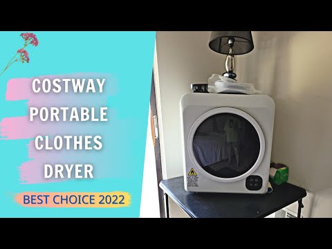 COSTWAY 13.2 lbs Electric Portable Clothes Dryer Review & How To Use