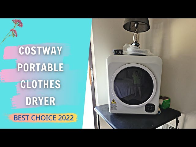 COSTWAY 13.2 lbs Electric Portable Clothes Dryer Review & How To