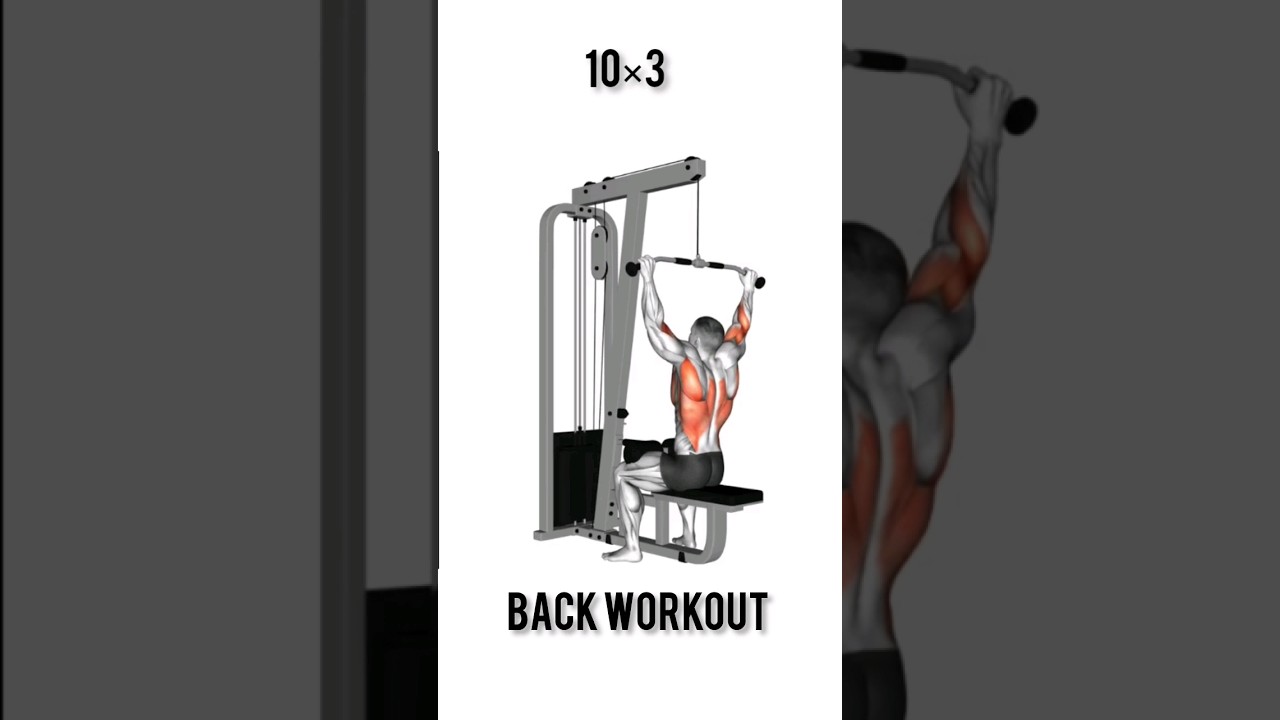 Back workout ✅️😱