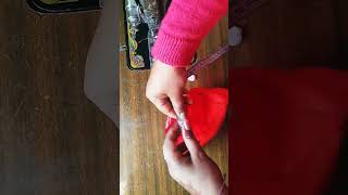 christmas cap making easy sewing #tips and #tricks#christmas#youtube#shorts#viral