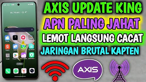 APN Axis Tercepat Paling Stabil Speednya Mendidih Ngajak Baku Hantam Buruan 