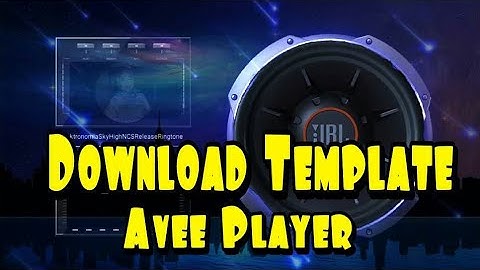 Template Visualizer Avee Player. Link ada di deskripsi