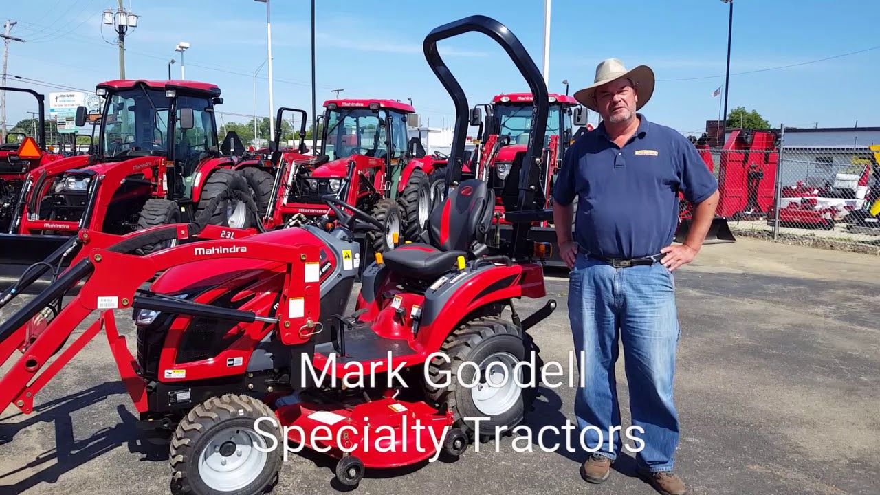 Specialty Tractors: Mahindra eMAX 20S