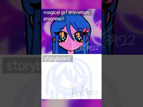 magical girl animation progress!! #animation #sailormoon #artfight2025 #magicalgirltransformation