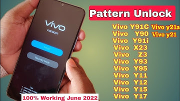 Vivo Y91c, Y90, Y91i, Y93, Y95, Y11, Y12, Y15, Y17 All Type Password, Pattern Lock Remove In 1 Click