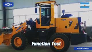 Aimix 8 Sets Of 2T Wheel Loaders Export To Argentina