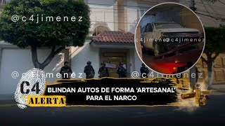 Desmantelan talleres de autos blindados para el narco en CdMx