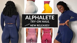 ALPHALETE TRY ON HAUL 2021 | ALPHALETE AMPLIFY LEGGINGS REVIEW | alphalete try on haul review
