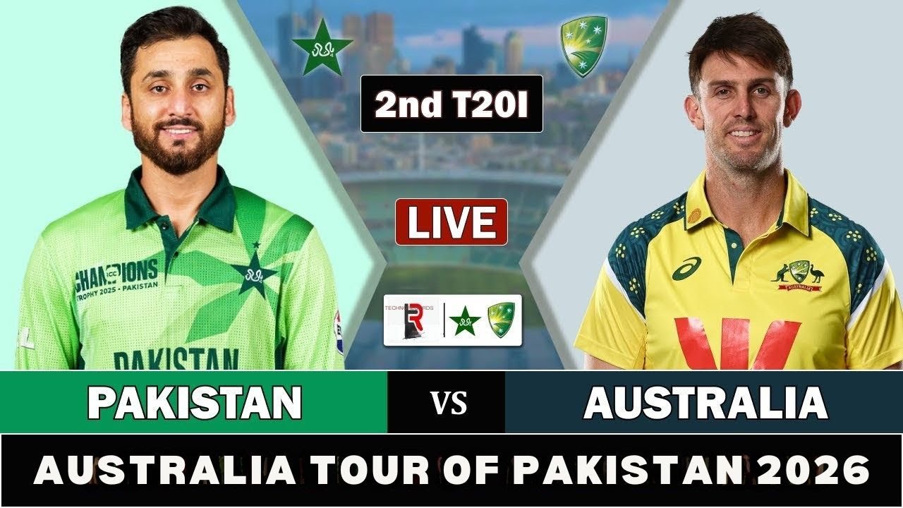 PAKISTAN vs AUSTRALIA 2nd T20 MATCH LIVE SCORES | PAK vs AUS LIVE MATCH COMMENTARY