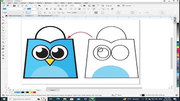 How To make a shopping bag in CorelDraw | Carry bag design | Shopping bag design in CorelDraw