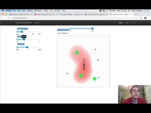 Chemical Diffusion by Ants ABM in Mesa : Step 10 Adding Pheromone Part 2