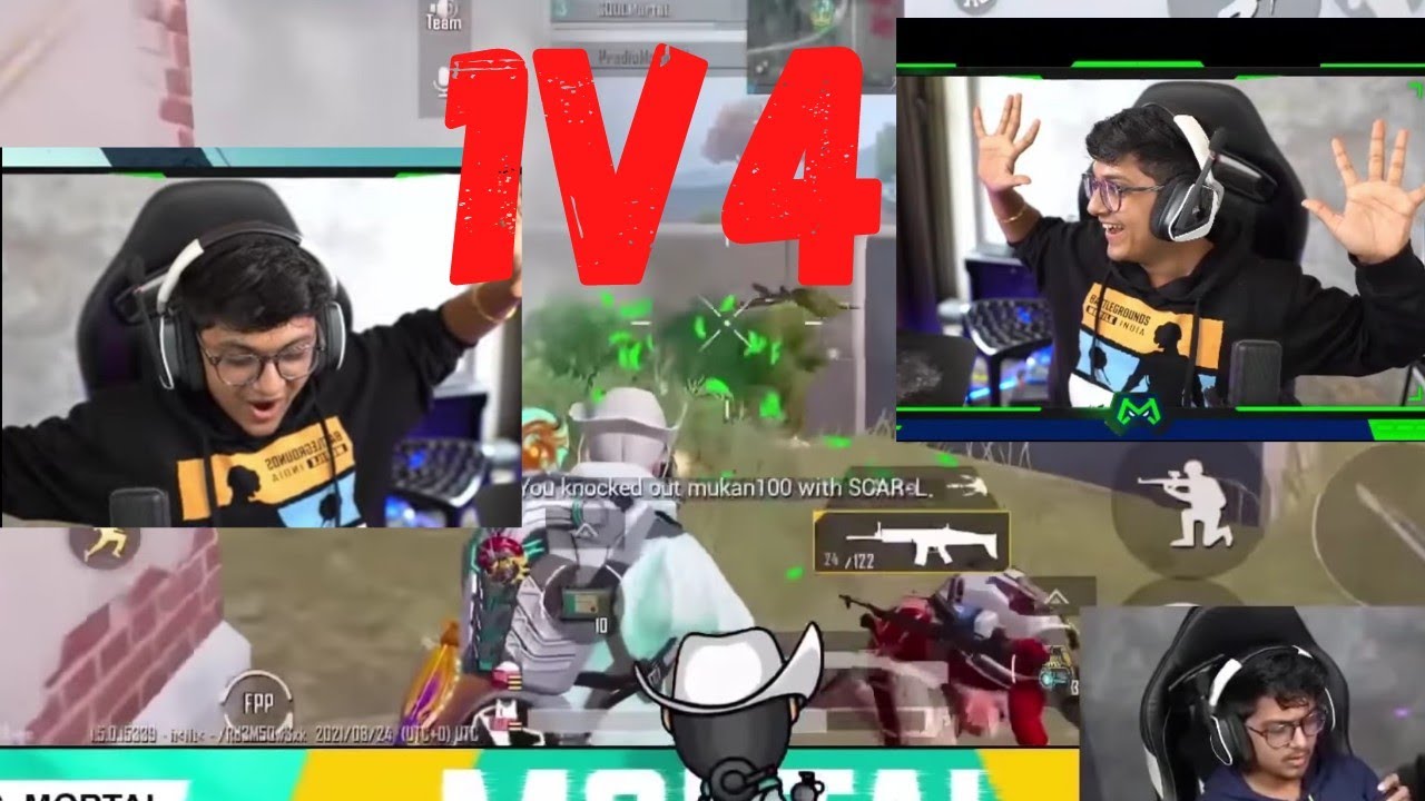 Mortal shocked by his 1v4🔥| Mortal back to form❤️ 