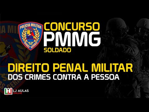 Concurso Polícia Militar MG - Direito Penal Militar - Crimes em Tempo de  Paz - Monster Concursos 